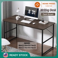 DNZ0005K1N210 Meja Tulis (100cm/ 120cm) Meja PC Serbaguna dengan Perabot Struktur Keluli Teguh Baca 