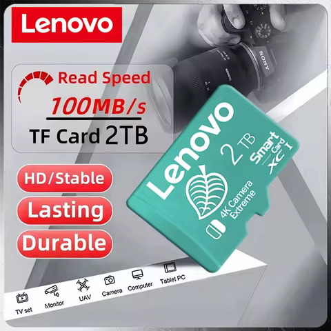 Lenovo 2TB Memory Card 128GB Class 10 V60 TF Card 1TB Mini SD Card 512GB High Speed Micro TF SD Card