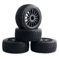 4PCS 2.2 Inch Wheel Rims Hub & 80MM Tires Tyre RC CAR PART RC CAR 1/10 Fit 1:10 HPI WR8 Flux Rally 3