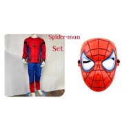 3D Spider-man.Iron man.Captain America.hulk.Batman set costume for kids 1-9yrs