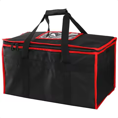 Insulated Food Delivery Bag 22 x 13 x 12 Large Waterproof Catering ply Bag Reusable Food Warmer Bag 
