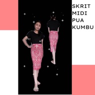 Skirt Midi Pua Kumbu