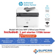 HP Color Laser MFP 179fnw All-In-One Laser Printer (E-Wallet TnG RM100)