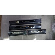 JETOUR VT9 VT 9 STAINLESS STEEL CARBON FIBRE FINISHING SILL PLATES 9PCS