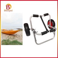[Blesiya1] Boat Kayak Canoe Cart Float Mats with Airless Tires Canoe Transport Cart