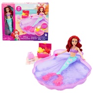 Disney Princess Ariel Doll & Pool Set With Moldable Sand Set Kinetic Sand