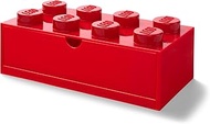 Room Copenhagen Lego Storage Brick 8 Desk Drawer, 8-Stud Stackable Tabletop Storage Box, 12.4 x 6.2 