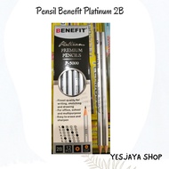 {12pcs} Benefit Platinum 2B Pencil / Wholesale 2B Wooden Pencil / Wholesale Pencil / Wholesale 2B Pe