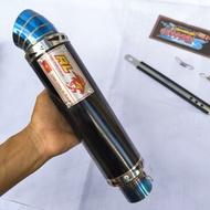Exhaust exhaust Red Leo exhaust open Spec canister only 51 mm universal muffler