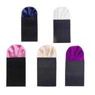 Mens Pocket Squares on Card Set of 5, Prefolded Suit Hanky - Pocket Handkerchief for Formal Tuxedo J