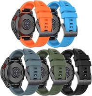 Compatible for Garmin Fenix 7X, 26mm Width Silicone Strap WatchBand Replacement for Garmin Fenix 7X/Fenix 7X Pro/Fenix 7X Solar/Fenix 7X Sapphire Solar/Fenix 6X/fenix 6X pro/Fenix 5X/Fenix 5X