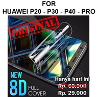 HYDROGEL Huawei P20 - Huawei P20 Pro - Huawei P30 Pro - Huawei P40 Pro full layar not tempered glass