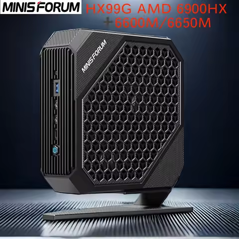 Ready Stock! Gaming Mini PC MinisForum HX99G Windows11 AMD Ryzen 9 6900HX AMD Radeon RX 6600M/6650M 