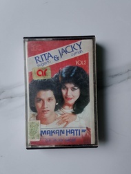 Kaset Pita Rita Sugiarto Jacky Zymah Album Makan Hati Volume 2