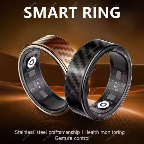 2025 Smart Ring Call Alert, Message Notification, Hand Gestures Control, Health Manager, IP68 5ATM W