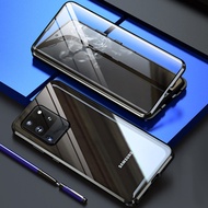 Magnetic Adsorption Glass Case for Samsung S20 Plus S10e S9 S8 Note 10 Pro Note 9 A70 A51 A21S M31 M