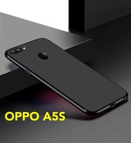 Case OPPO A5S เคสโทรศัพท์ออฟโบ้ a5s เคสนิ่ม tpu เคสสีดําสีแดง เคสซิลิโคน Oppo A5sสวยและบางมาก