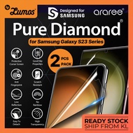 Araree Samsung Galaxy S23 & S23 Plus & S23 Ultra Pure Diamond Pet Screen Protector Film Anti-Bacteri