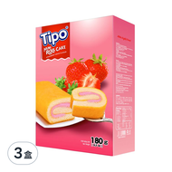 Tipo 瑞士捲 草莓口味  180g  3盒