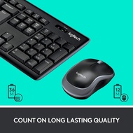 Logitech MK270 Wireless Keyboard & Mouse Combo For Computer PC- Laptop