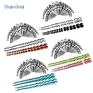 [Shamjina] 72Pcs Stainless Steel Taper Stretcher+Ear  Expander Gauges Acrylic Stretching G-00G
