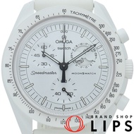 Swatch Omega x Swatch Bioceramic Moonswatch Snoopy SO33W700 生物陶瓷/尼龍男士腕錶 白色 成色極佳 [二手]