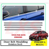 BEZZA CAR WINDOW MOULDING CHROME TRIM