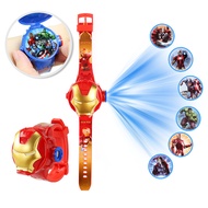 JAM TANGAN ANAK ANAK ROBOT SUPER-HERO KARAKTER LUCU DIGITAL MURAH AVANGERS IMPORT KIDS LENGKAP LASER