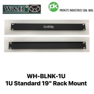 W&H WH-BLNK-1U 1U Standard 19" Rack Mount