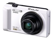 Casio Exilim EX-ZR200 High Speed 16 MP, 12x Optical Zoom Compact Digital Camera (White)