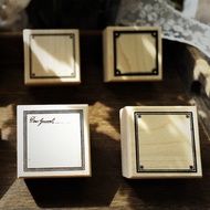 手賬印章紅橡膠全楓木