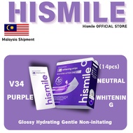 hismile V34 Whitening Strips 14PCS(14 Top & Bottom) | Purple Tooth Whitening Teeth Whitening Strips