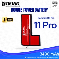 Baterai VIKING Double Power Original Iphone 11 PRO Batre Batrai Battery Ori HP Handphone