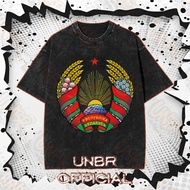 UNBR2026 World Cup Belarus Football Printed Washed Cotton T-Shirt Casual Style