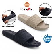 Caspia Men's Waterproof Slides [EU 40-45] | Ultra Soft Comfort Sandal No Inner Sponge Selipar Lelaki