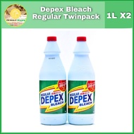 Depex Bleach Regular Twinpack (1L)立白 漂白剂 商 洗洁