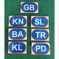 Car Sticker Reflector(pantulan cahaya) Berkualiti Special Rare Myvi Axia City Jazz Almera Vios VIP V