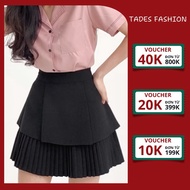 Super Cute 2-Layer Pleated Short Skirt Made of Snow Fabric with Underwear CV777