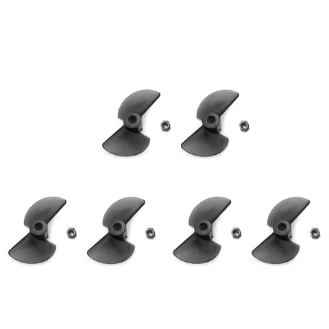 L81A 2025-6Pcs FT012-9 Rudder Tail Propeller 2 Blades Propeller For Feilun FT012 2.4G Brushless RC B