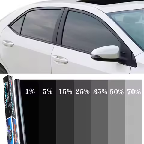 75cmx3m Car Window Privacy Film Anti Look Dark Glass Tint Vinyl Glare Foil Sticker Summer Solar UV F