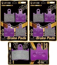 Carbon Fiber Brake Pads Lefossi Motorcycle Replacement Front and Rear Braking Pads Kits Set for Kawa