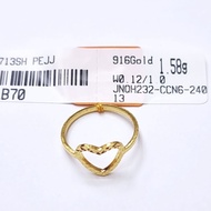 CINCIN DESIGN LOVE EMAS 916 1g UP