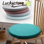 LUCKY Round Stool Cushion, Padded 30cm Seat Cushion, Soft Anti-Slip Memory Foam Chair Pad Home