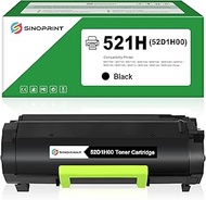 SINOPRINT 521H 52D1H00 Toner Cartridge Replacement for Lexmark for MS710 MS710n MS711 MS711dn MS810 