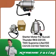 Starter Motor For Suzuki Thunder RKS GS125 TMX Supremo Lifan150 CG125 CG150 TMX125