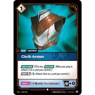 Riftbound Card Code SFD-064/221 - Cloth Armor - Gear - Common