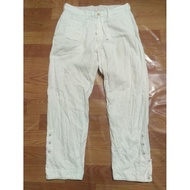45rpm Linen White Pants