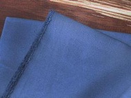 【米拉 帆布工坊】正藍色 純棉帆布 .DIY .手作拼布（編號：藍006）30* 92㎝/ 一呎40 元