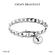 WYE-สร้อยข้อมือ ALPHABET CHAIN BRACELET TYPE 02 (7mm)
