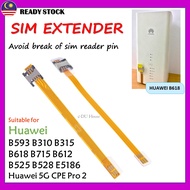 Micro Reverse SIM to SIM Feeder Reader Card Extender Cable·Huawei 5G, B818 B593 B310 B315 E5186 B618